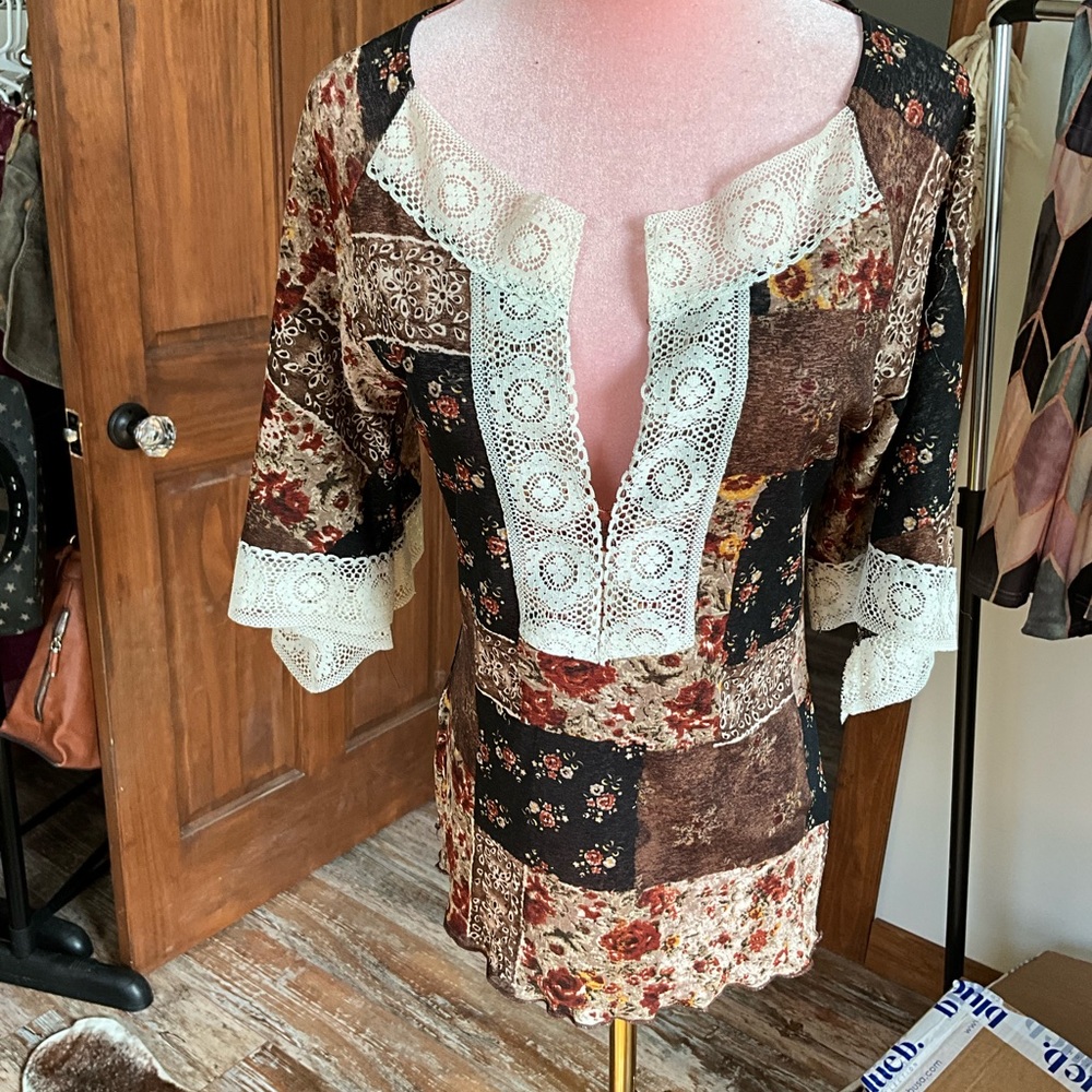 Patchwork shirt